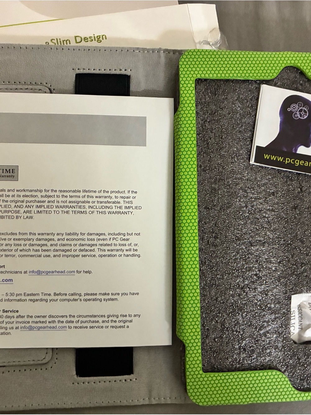 Green Tablet Case Cover for 7-8" Tablets -